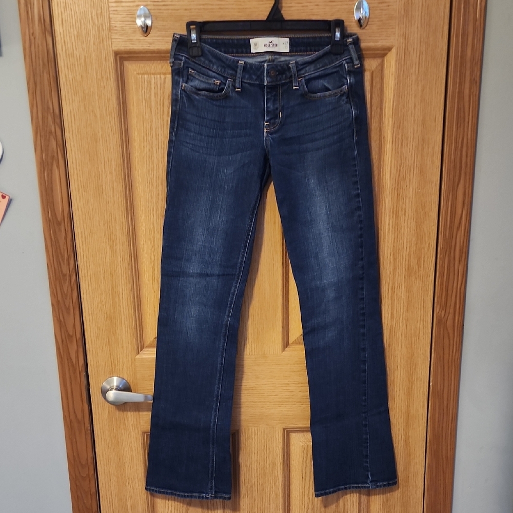 Hollister Blue Boot Cut Jeans Classic Denim *Back To School Perfect*